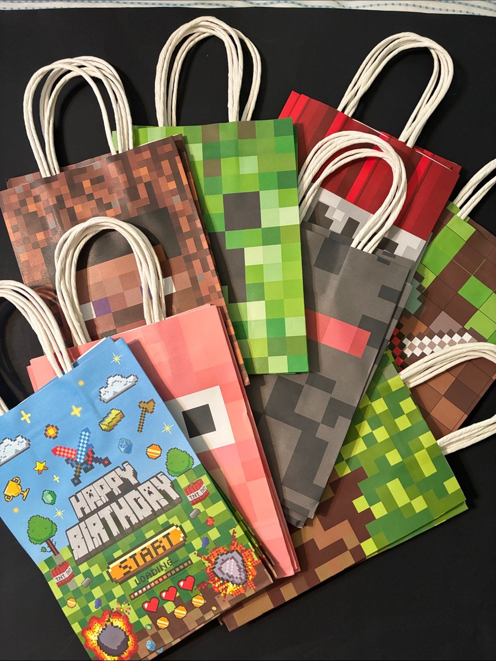 Minecraft Themed Gift/Favor Bags (24)